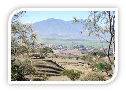 Teuchitlan Guachimontones rounded  pyramids sitio arqueologico